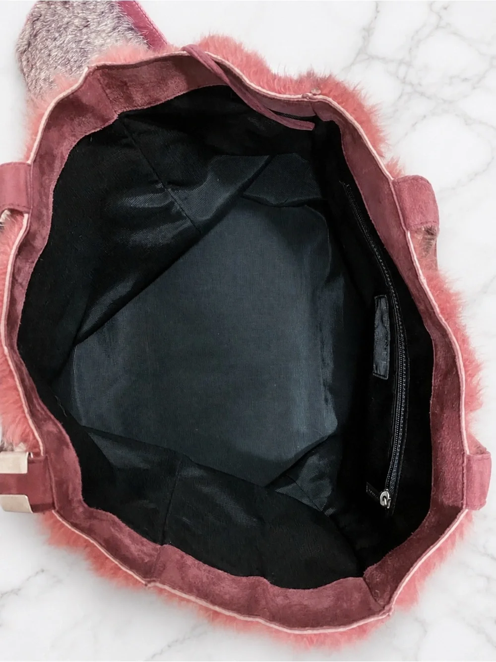 Rare CHANEL Lapin Rabbit Fur Tote